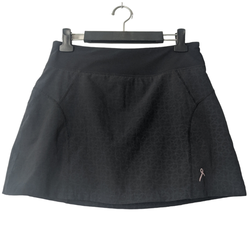 Running Room Fit-Wear Breast Cancer Ribbon Black Skirt M